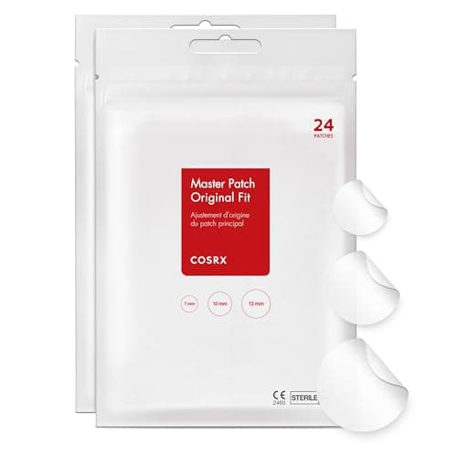 Master Patch Original Fit_Blemish cover 2 Pack 48 Patches (Three different sizes 1 + 1(Korean Cosmetics) 48patches (18 Large Dots, 10 Medium Dots, 20 Small Dots) KOREAN_IMPORT