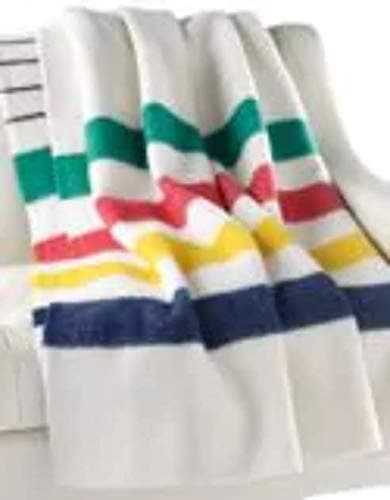 HBC | Bedding | Hbc Hudsons Bay Multistripe Point Wool Blanket Queen ...
