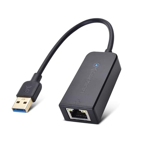 Cable Matters Plug & Play USB to Ethernet Adapter with PXE, MAC Address Clone Support (USB 3.0 to Gigabit Ethernet, LAN Adapter) Supporting 1000Mbps in Black, not Compatible with Nintendo Switch
