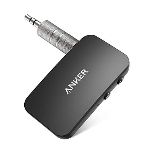 Anker Soundsync A3352 Bluetooth Receiver for Music Streaming, Bluetooth 5, 12H Playtime, for Car, Home Stereo, Headphones, Speakers