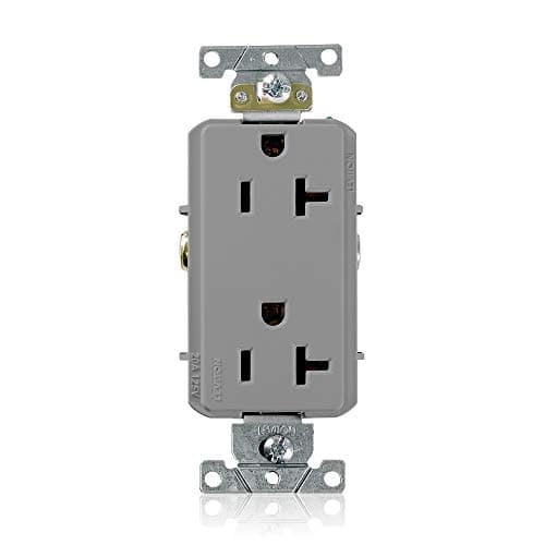 Decora Plus Duplex Receptacle Outlet, Heavy-Duty Industrial Specificat ...