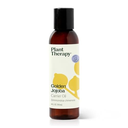 Plant Therapy Jojoba Oil. 100% Pure, Cold-Pressed, Natural and GMO-free Moisturizer and Carrier Oil for Essential Oils. 4 oz.