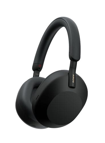 Sony WH-1000XM5 Wireless Industry Leading Noise Cancelling Headphones with Auto Noise Cancelling Optimizer, Crystal Clear Hands-Free Calling, and Alexa Voice Control, Black