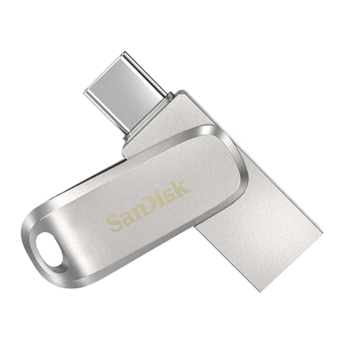 SanDisk 256GB Ultra Dual Drive Luxe USB Type-C - SDDDC4-256G-G46, Black