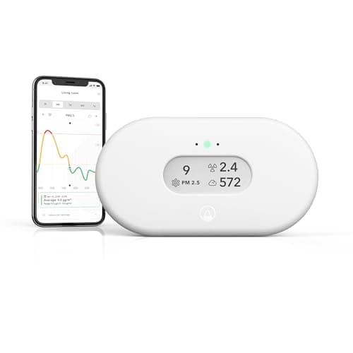 Airthings 2960 View Plus - Radon & Air Quality Monitor (PM, CO2, VOC, Humidity, Temp, Pressure)