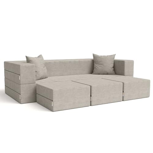 Jaxx Zipline Convertible Sleeper Ottoman