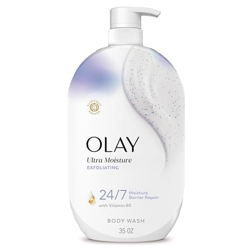 Olay Exfoliating & Revitalizing Body Wash with Himalayan Salt, Pink ...