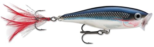 Rapala SP09GCH Skitter Pop 09 Fishing Lure, 3.5", Gold Chrome