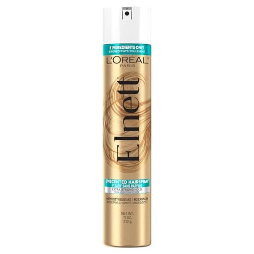 gal'Oréal Paris Elnett Satin Extra Strong Hold Hairspray, Unscented, 312mL
