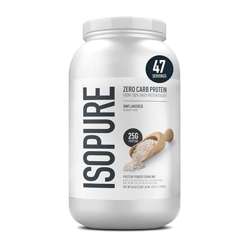 Isopure isolat de protéines de lactosérum zéro glucides