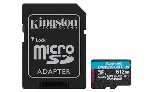 Kingston Canvas Go Plus 256GB microSD Card | Up to 200MB/s | Class 10, UHS-I, U3, V30, A2 | SDCG4/256GB