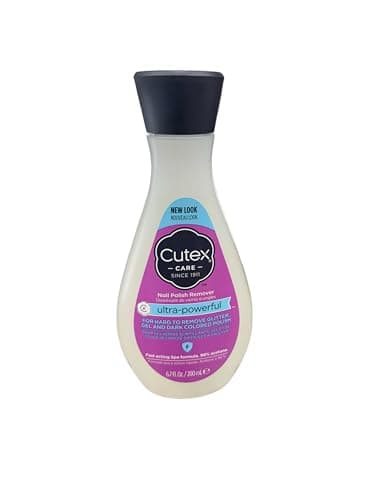 Bz Cutexx Ultra-Powerful Nail Polish Remover,6.7 oZ, 200ml, For Glitter, Gel and Dark Polish