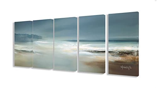 Plaque murale surdimensionnée coastal beach scene de Stupell Industries