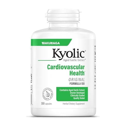 Kyolic - Odourless Aged Garlic Extract Everyday Support Extra Strength One-A-Day 1000mg, 60 Veg Tablets - Kyolic Garlic Supplements, Garlic Pills - Herbal Supplement for Wellness Support