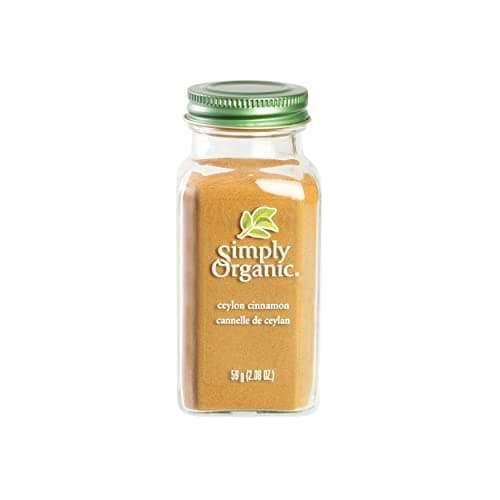 Simply Organic Ground Ceylon Cinnamon, Certified Organic - 59g Glass Bottle - Cinnamomum verum J. Presl, Spice
