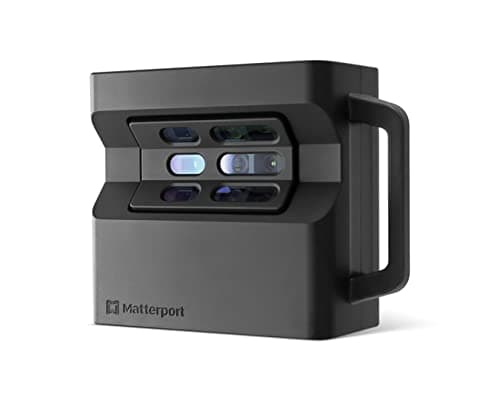 Matterport Pro2 Camera Travel Case Bundle - High Precision Scanner 360 Virtual Tours, 4K Photography, 3D Mapping, & Digital Surveys - Includes Pro2 Camera, Tripod, Clamp, and 20” Small Hard Case