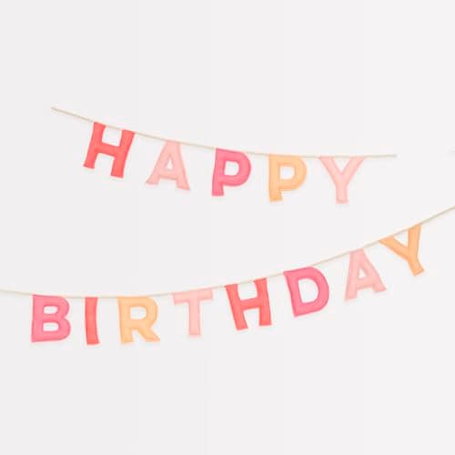 Meri Meri | DIY Letter Banner – Holographic Silver - ANDRS Concept Store