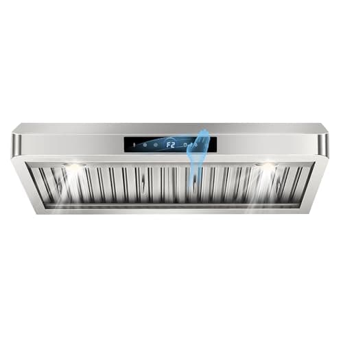 Ancona 30" 440 CFM Ducted Under Cabinet Range Hood in Stainless Steel AN-1807