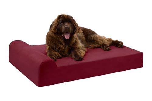 Big Barker 7" Pillow Top Orthopedic Giant Dog Bed, Khaki, Sleek Edition ...