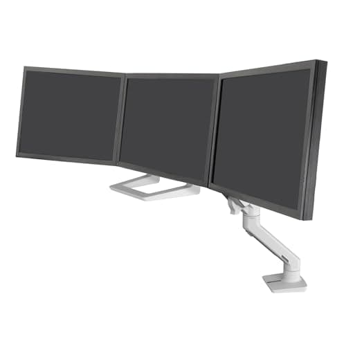 Ergotron HX Triple Monitor Bow Kit | Monitor Solutions, Desk Mount ...