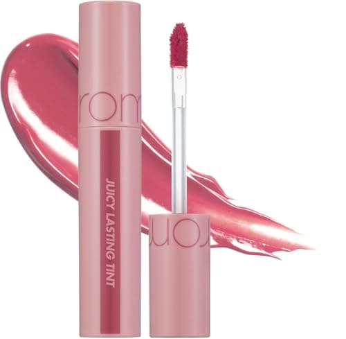 R0MAND Juicy Lasting Tint, Long-Wearing Lip Tint, Glossy Finish (25 Bare Grape)