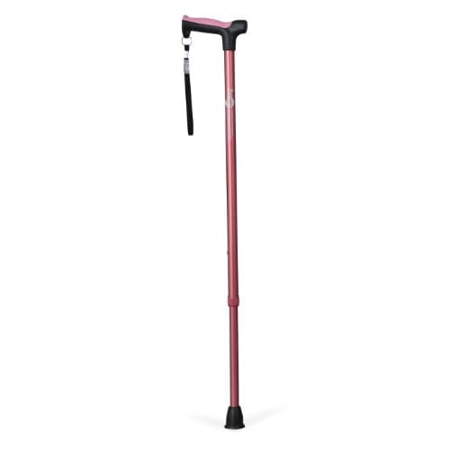 Hugo Mobility Adjustable Derby Handle Cane with Reflective Strap, Ebony ...