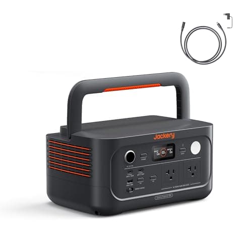 Jackery Portable Power Station Explorer 500, 518Wh Outdoor Solar Generator Mobile Lithium Battery Pack with 110V/500W AC Outlet for Home Use, Emergency Backup,Road Trip Camping (Solar Panel Optional)…