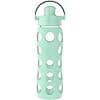 Amazon.com: Lifefactory 22-Ounce Glass Water Bottle with Active Flip ...