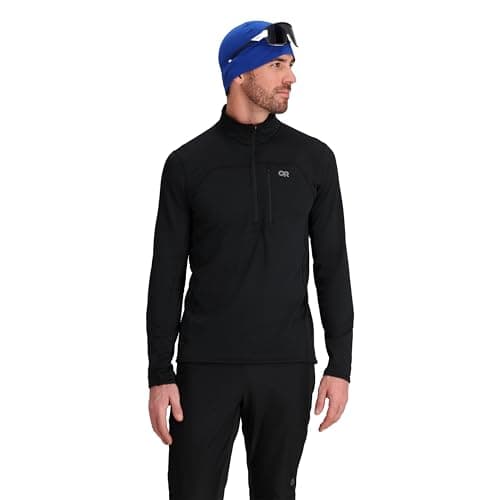 Outdoor Research Men's Vigor Grid Fleece Half Zip, Gold Nebula, Medium