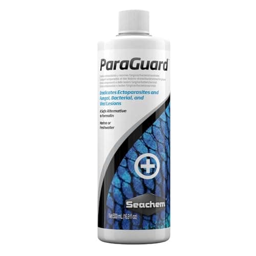 Seachem Paraguard 2 Liter - Fish & Filter Safe Parasite Control - Aquarium Parasite Treatment & Prevention - Aquarium Quarantine & New Fish Introduction - 96g