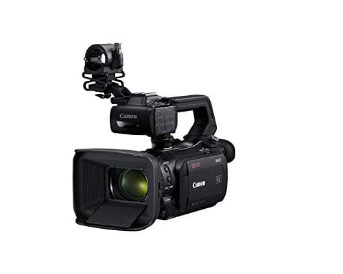 Canon XA55 Professional UHD 4K Camcorder (3668C002) W/Extra Battery, Soft Padded Bag, 64GB Memory Card, LED Light, and More Base Bundle