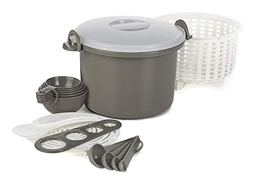Amazon.com: Progressive International Microwave Rice Cooker, 4 Piece ...