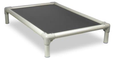 Kuranda Almond PVC Chewproof Dog Bed - XXL (50x36) - 40 oz. Vinyl - Smoke
