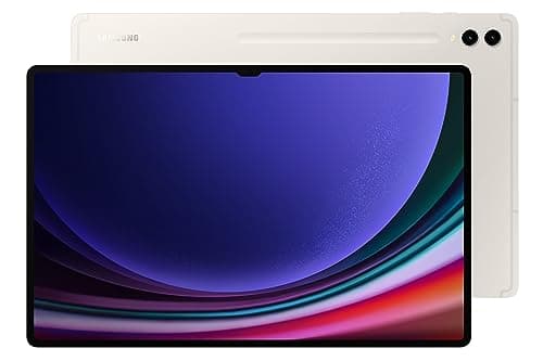 Samsung Galaxy Tab S9 Ultra 512GB+12GB RAM, Snapdragon 8 Gen 2 (Gaming), 14.6" Dynamic AMOLED 2X Display, Dex, S-Pen, IP68, USD Version Tablet, WiFi-6e (with 45W Super Fast Charger) - Beige (Renewed)