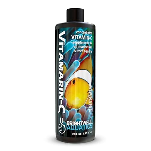 Brightwell Aquatics Vitamarin C - Concentrated Vitamin C Supplement for Marine Aquariums 250ml