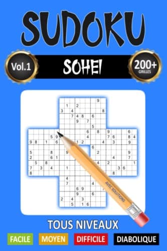 Amazon.com: SUDOKU SOHEI: 200 multi-grilles de niveau progressif à ...