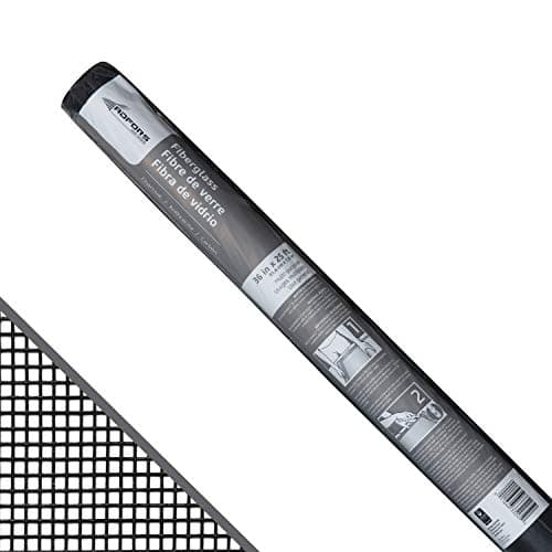 Saint-Gobain ADFORS Fiberglass Window Screen, Charcoal, 24 x 1200 ...