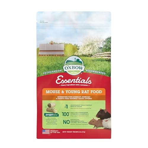 Amazon.com : Oxbow Essentials Mouse and Young Rat Natural Pet Food ...