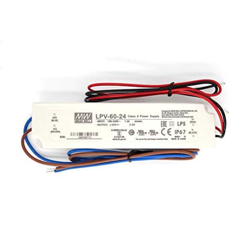 LPV-60-24 | MEAN WELL Power Supply | 24V 60W Constant Voltage LED Driver