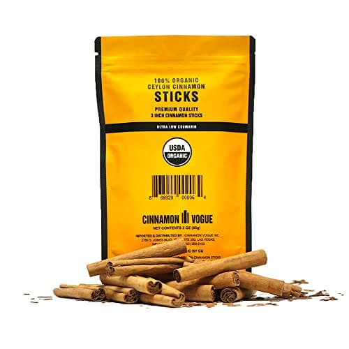 Cinnamon Vogue Organic Ceylon Cinnamon Sticks