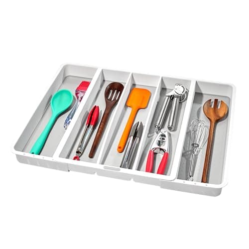 Adjustable Drawer Dividers 11-17 Inch, 6PCS Drawer Dividers Organizers ...