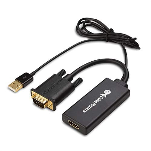 Cable Matters Portable VGA to HDMI Converter with Audio and Video ...
