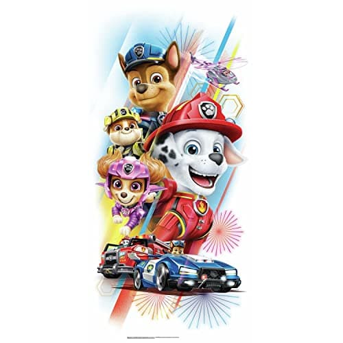 RoomMates Paw Patrol Jungle Green Peel and Stick Wall Decals 8.3" x 11. ...