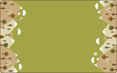 KIDSoft™ Tranquil Mountains Rug - Blue - Carpets For Kids