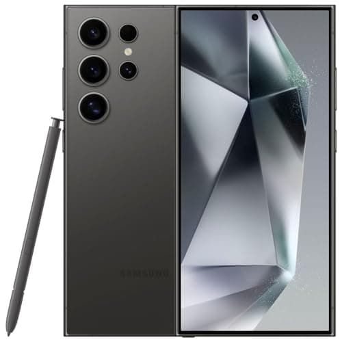 Samsung Galaxy S24 Ultra 5G - Titanium Black, 12GB+256GB, AI Enabled, S Pen, 120 Hz AMOLED Display, 200MP Camera, Nightography, Global Unlocked Version