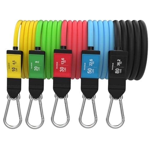 Bodylastics Stackable Tube Resistance Bands Set