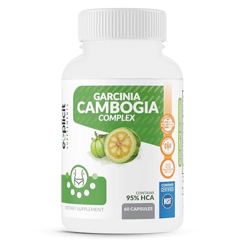 Garcinia Cambogia 95% HCA – Max Strength 1400mg – 1 Month ...