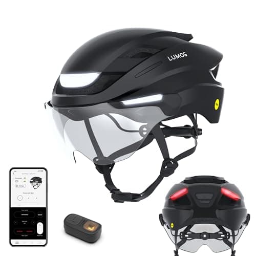 Lumos Ultra Smart Bike Helmet - Customizable LED Lights with Turn ...