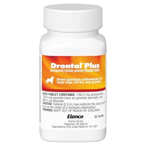 Drontal Plus Dog Tablet (Single) - Dog Wormers - Farm & Pet Place