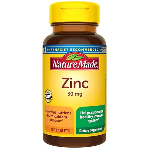 Nature Made Zinc 30mg Tablets